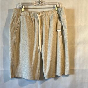 Mens Tommy Bahama Gray XL Athletic Shorts Elastic Waistband Heather gray